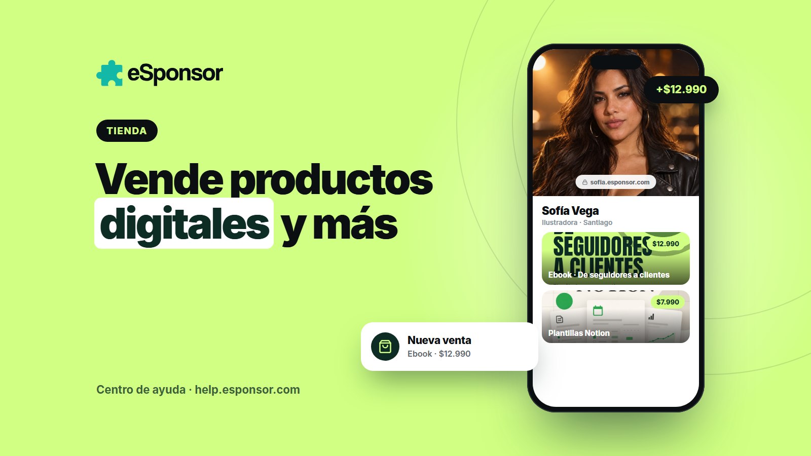 Guía de Tienda: vende productos digitales, servicios y más